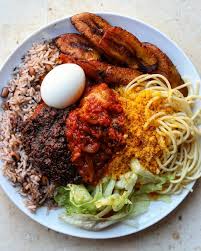 Waakye Royale Platter